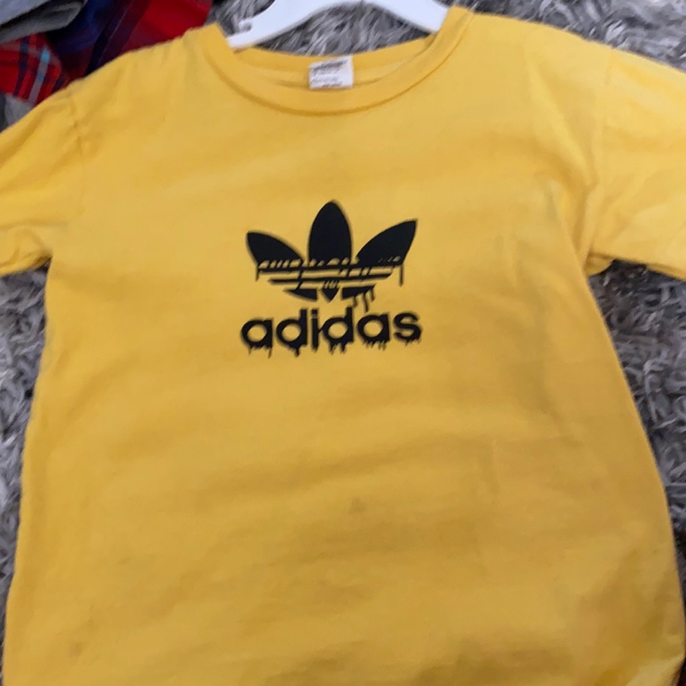 Addidas yellow shirt boys 4t